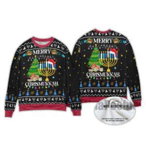 Alternative view of 2025 Merry Christmas Hanukkah Ugly Sweater