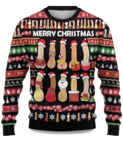 2025 Merry Christmas Penis Ugly Sweater