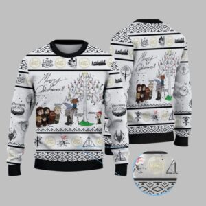 2025 Merry Christmas The Lord Of The Rings Ugly Sweater - Grishko.com