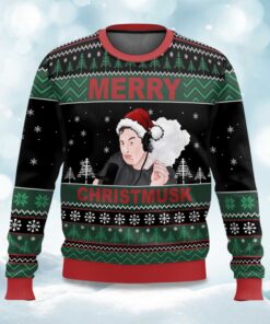 2025 Merry Christmusk Elon Musk Ugly Christmas Sweater