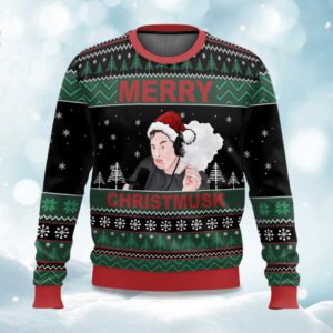 2025 Merry Christmusk Elon Musk Ugly Christmas Sweater
