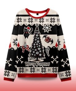 Alternative view of 2025 Merry Creepmas Ugly Christmas Sweater