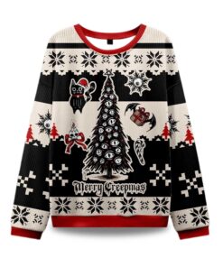 2025 Merry Creepmas Ugly Christmas Sweater