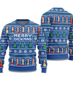 2025 Merry Dickmas Ugly Christmas Sweater