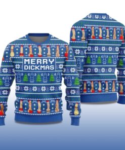 Alternative view of 2025 Merry Dickmas Ugly Christmas Sweater
