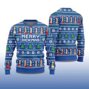 Alternative view of 2025 Merry Dickmas Ugly Christmas Sweater