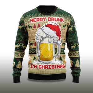 Alternative view of 2025 Merry Drunk I'm Christmas Ugly Sweater