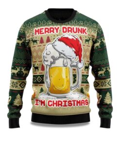 2025 Merry Drunk I'm Christmas Ugly Sweater