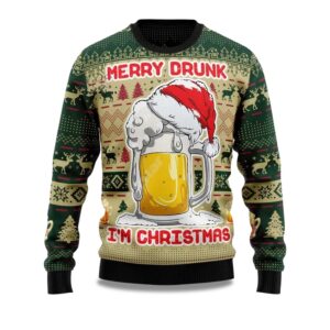 2025 Merry Drunk I'm Christmas Ugly Sweater