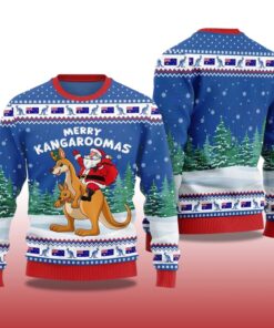 Alternative view of 2025 Merry Kangaroomas Ugly Christmas Sweater
