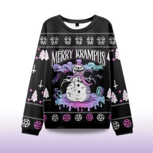 Alternative view of 2025 Merry Krampus Ugly Christmas Sweater