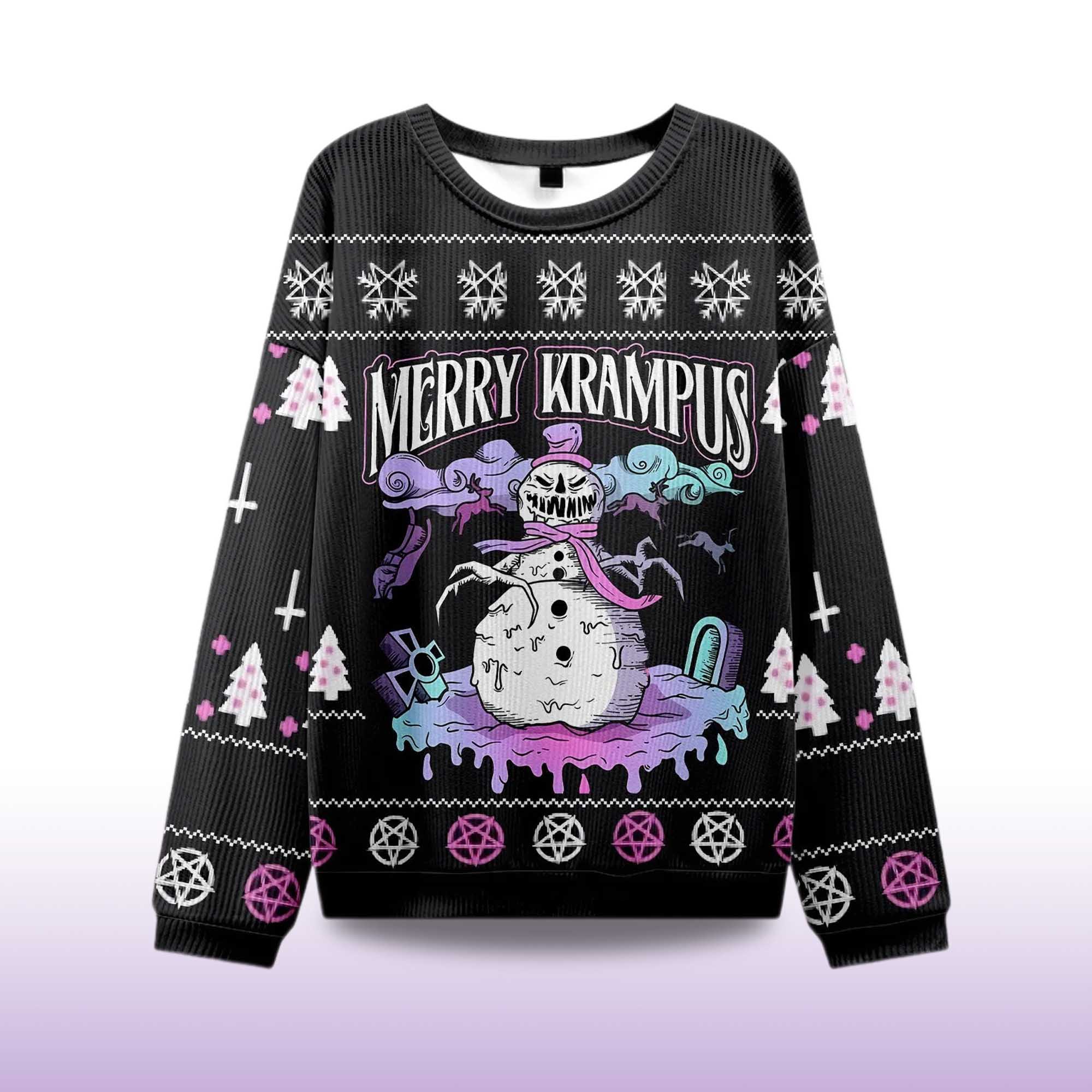 Alternative view of 2025 Merry Krampus Ugly Christmas Sweater