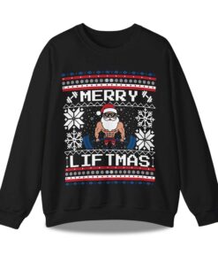 2025 Merry Liftmas Ugly Christmas Sweater