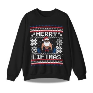 2025 Merry Liftmas Ugly Christmas Sweater