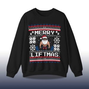 Alternative view of 2025 Merry Liftmas Ugly Christmas Sweater
