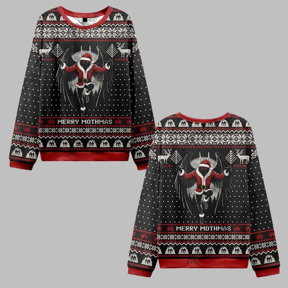 2025 Merry Mothmas Ugly Christmas Sweater - Grishko.com
