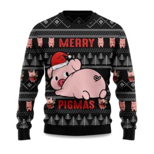 2025 Merry Pigmas Ugly Christmas Sweater