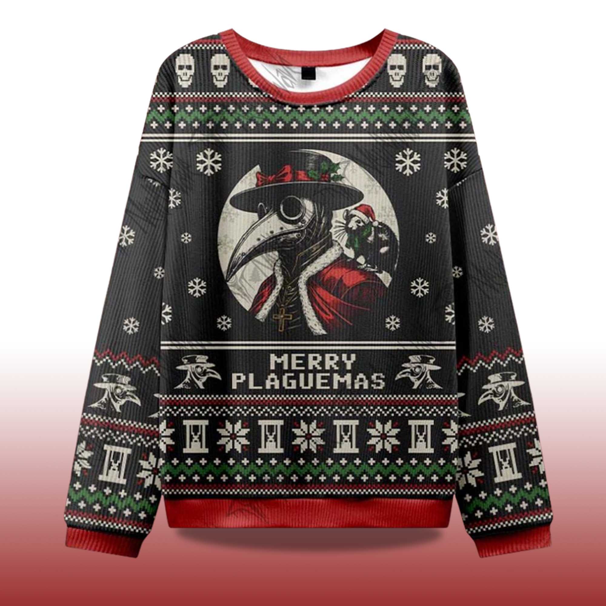 Alternative view of 2025 Merry Plaguemas Ugly Christmas Sweater