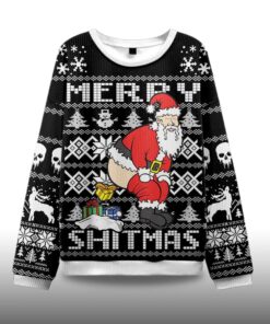Alternative view of 2025 Merry Shitmas Ugly Christmas Sweater