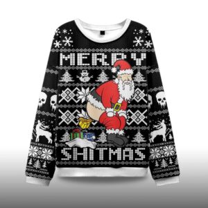 Alternative view of 2025 Merry Shitmas Ugly Christmas Sweater