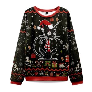 2025 Messy Cat Christmas Ugly Sweater