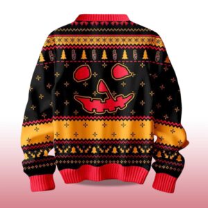 Alternative view of 2025 Michael Myers Halloween Christmas Ugly Sweater