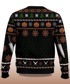 Alternative view of 2025 Michael Myers Ugly Christmas Sweater