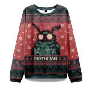 2025 Mothman Ugly Christmas Sweater