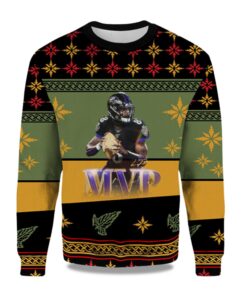 2025 MVP Lamar Jacksonâ€™s Ugly Christmas Sweater