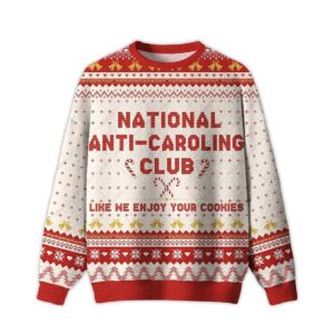 2025 National Anti-Caroling Club Ugly Christmas Sweater