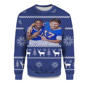 2025 National Best Friend Day Bills Ugly Sweater