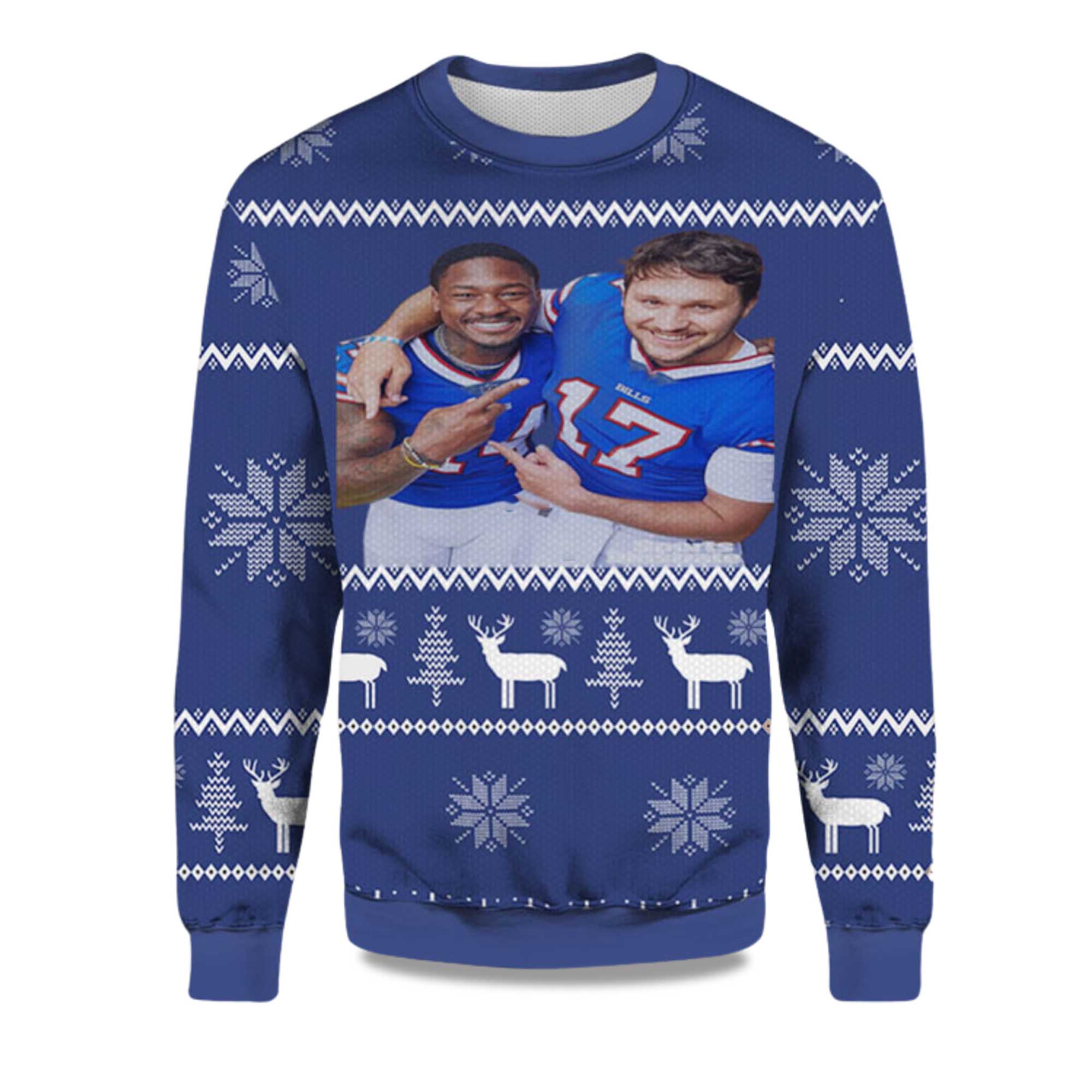 2025 National Best Friend Day Bills Ugly Sweater