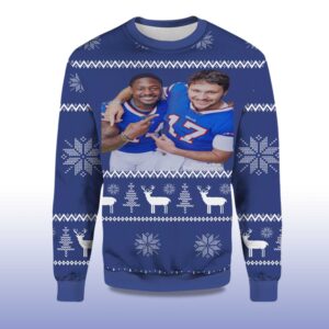 Alternative view of 2025 National Best Friend Day Bills Ugly Sweater