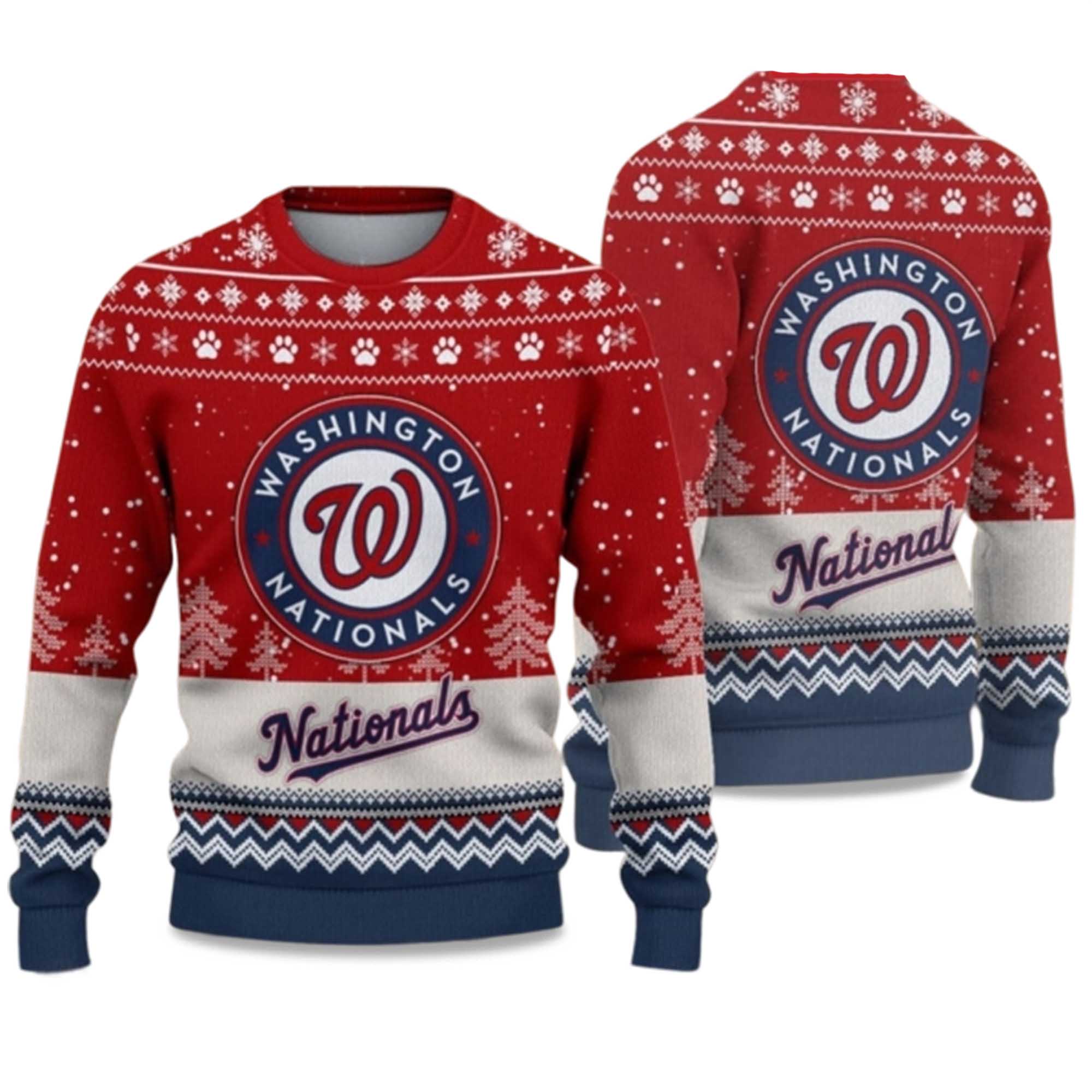2025 Nationals Ugly Christmas Sweater