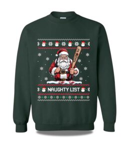 2025 Naughty List Santa Ugly Christmas Sweater