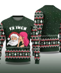 Alternative view of 2025 Naughty Santa 12 Inch Surprise Ugly Christmas Sweater