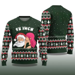 Alternative view of 2025 Naughty Santa 12 Inch Surprise Ugly Christmas Sweater