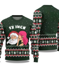 2025 Naughty Santa 12 Inch Surprise Ugly Christmas Sweater