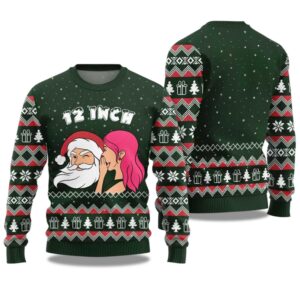 2025 Naughty Santa 12 Inch Surprise Ugly Christmas Sweater