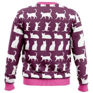 Alternative view of 2025 Nea Karlsson Cat Lady Dead by Daylight Ugly Christmas Sweater