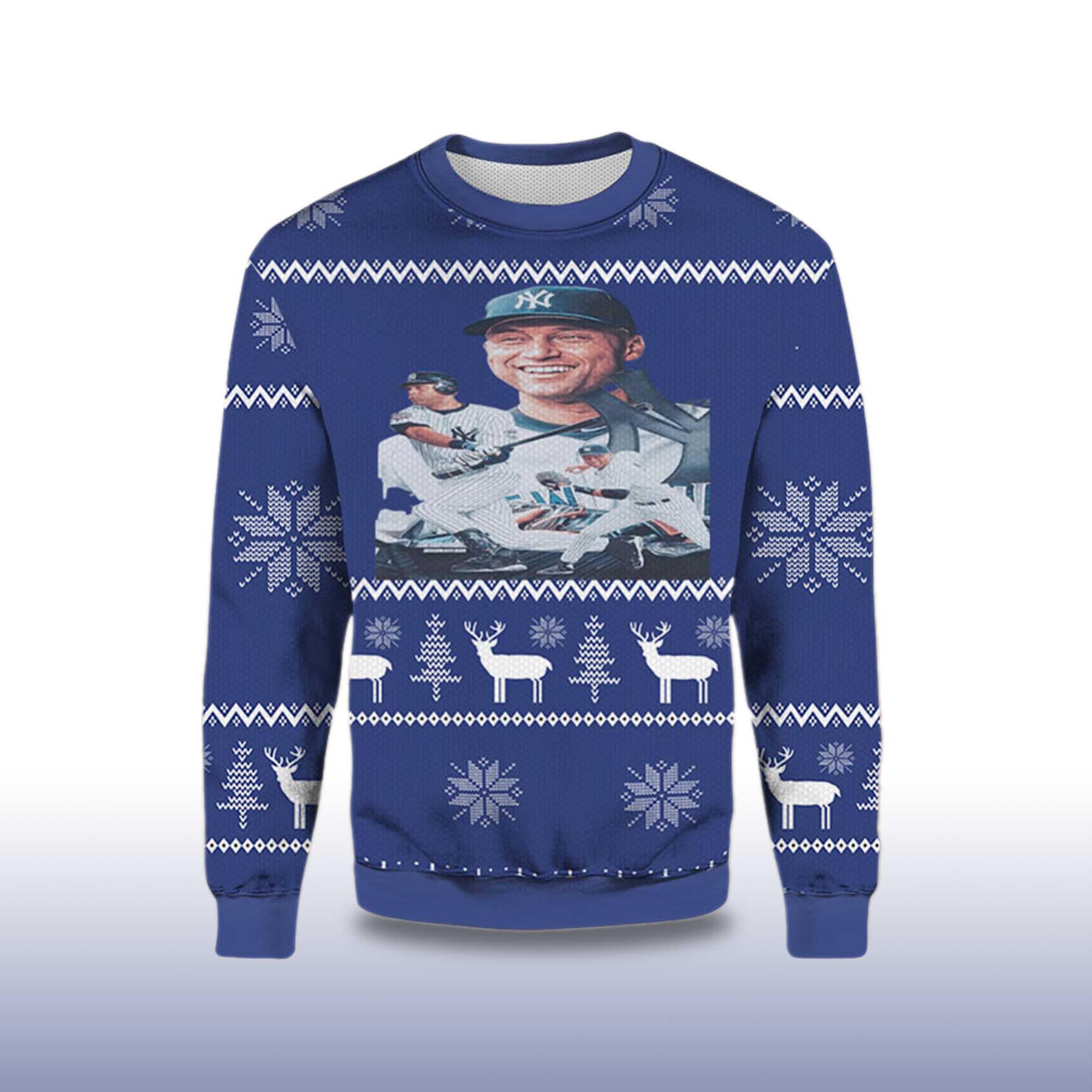 Alternative view of 2025 New York Yankees Ugly Christmas Sweater Best Gift