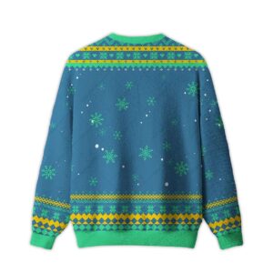 Alternative view of 2025 Nuke the Entire Naughty List From Orbit Ugly Christmas Sweater