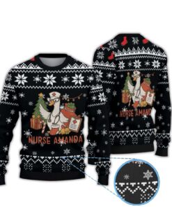 2025 Nurse Amanda Ugly Christmas Sweater