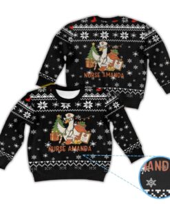 Alternative view of 2025 Nurse Amanda Ugly Christmas Sweater
