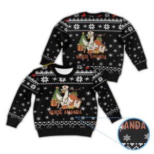 Alternative view of 2025 Nurse Amanda Ugly Christmas Sweater