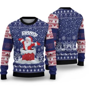 Alternative view of 2025 NY Giants Festive Holiday Ugly Sweater - Grishko.com