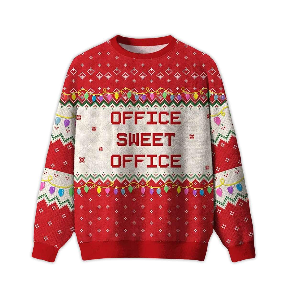 2025 Office Sweet Office Ugly Christmas Sweater