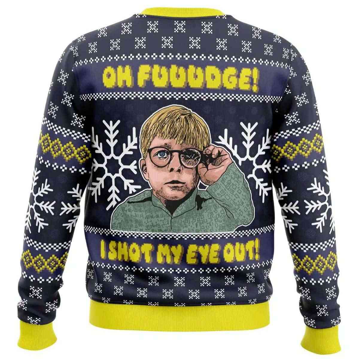 Alternative view of 2025 Oh Fuuudge A Christmas Story Ugly Christmas Sweater