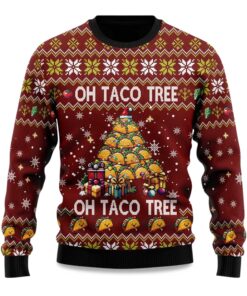 2025 Oh Taco Tree Ugly Christmas Sweater