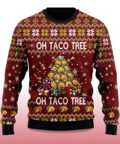 Alternative view of 2025 Oh Taco Tree Ugly Christmas Sweater